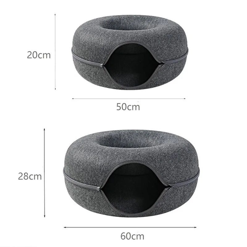 Cozy Cat Tunnel Bed Duo