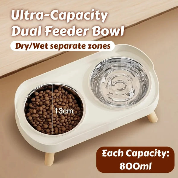 Colorful Pet Feeder Stand