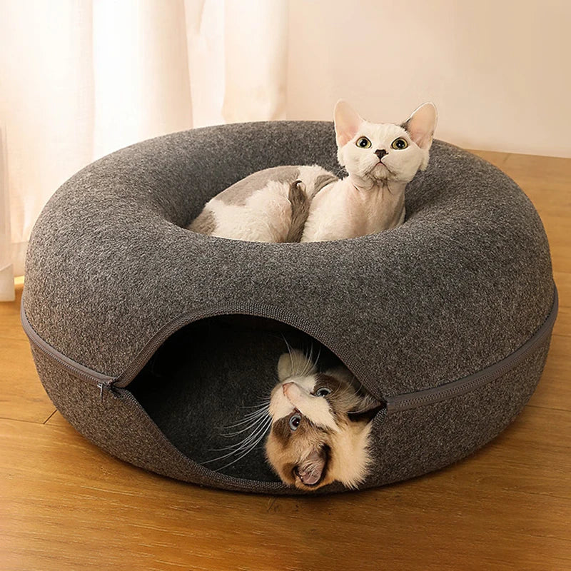 Cozy Cat Tunnel Bed Duo